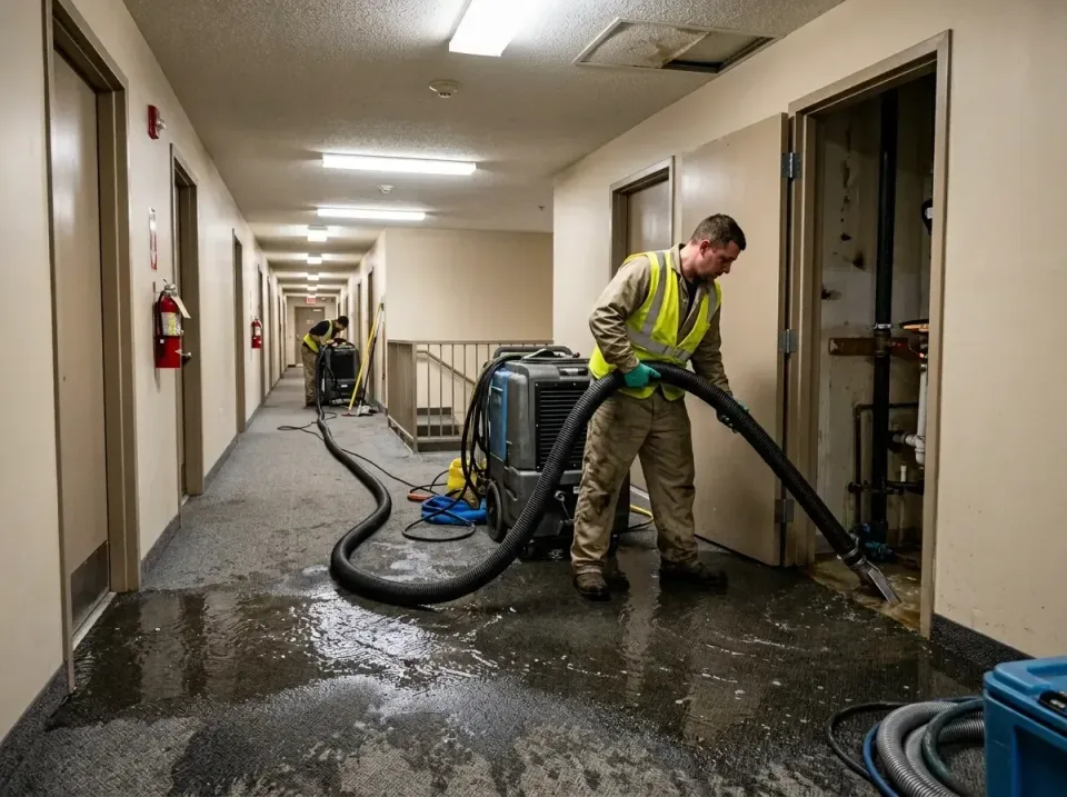 multi-unit-apartment-hallway-f-005 — frequently asked questions, Emergency Burst Pipe Water Extraction & Removal in Royston,…